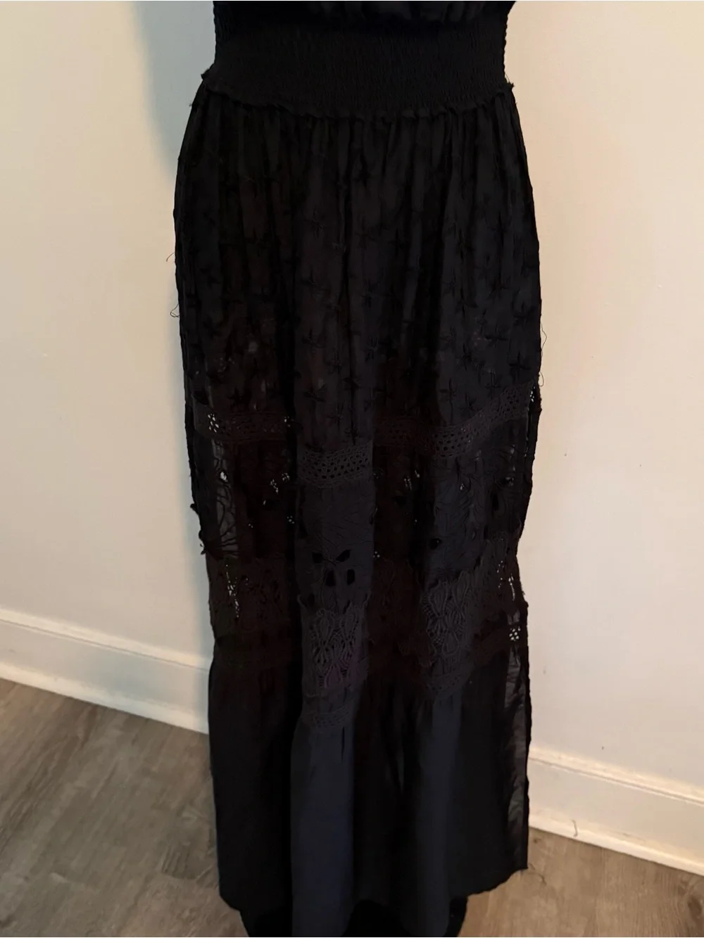Ramy Brook Cambridge Lace Inset Strapless Dress - Picture 5 of 16